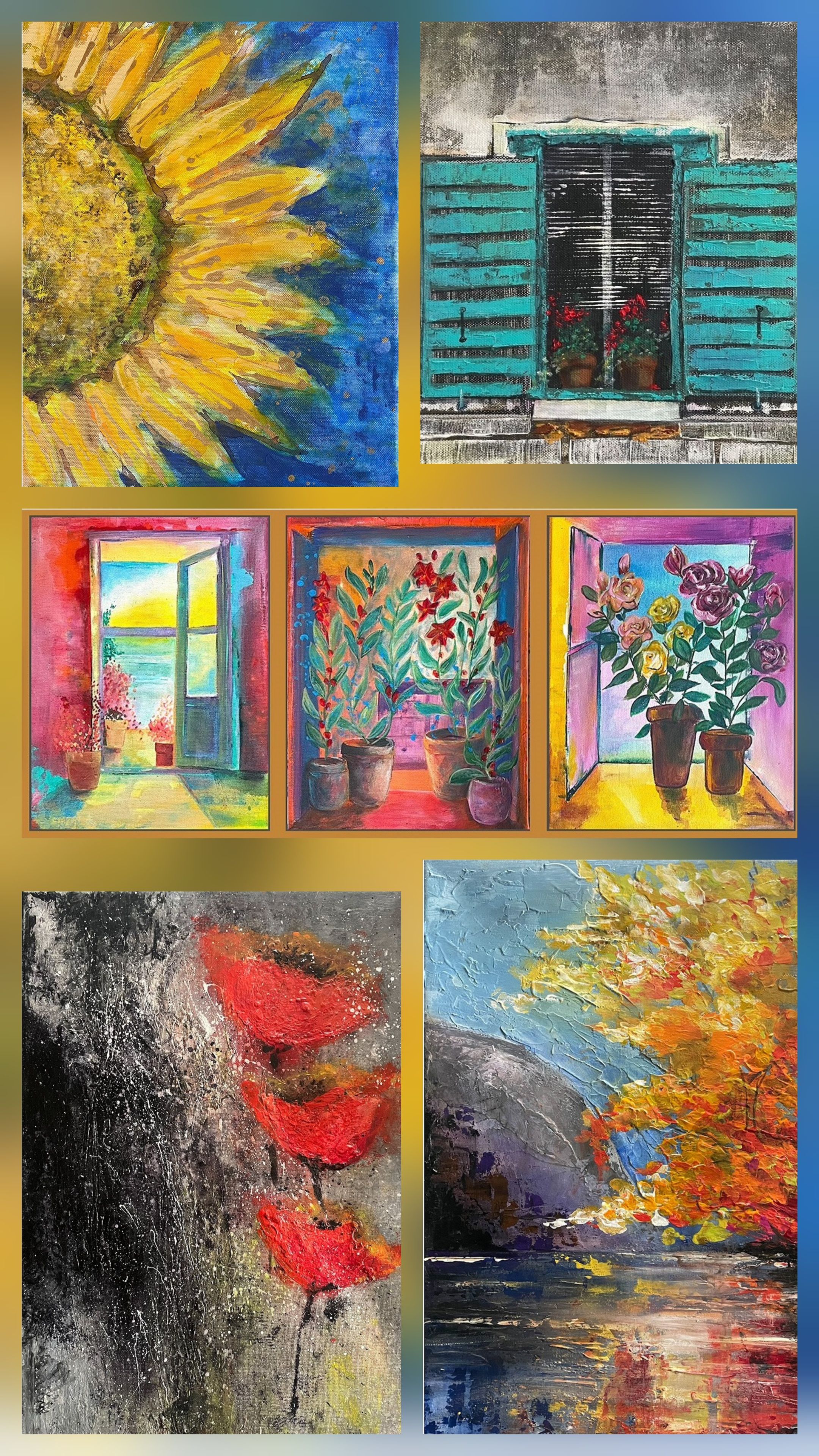Collage Bilder Herbst/Winter