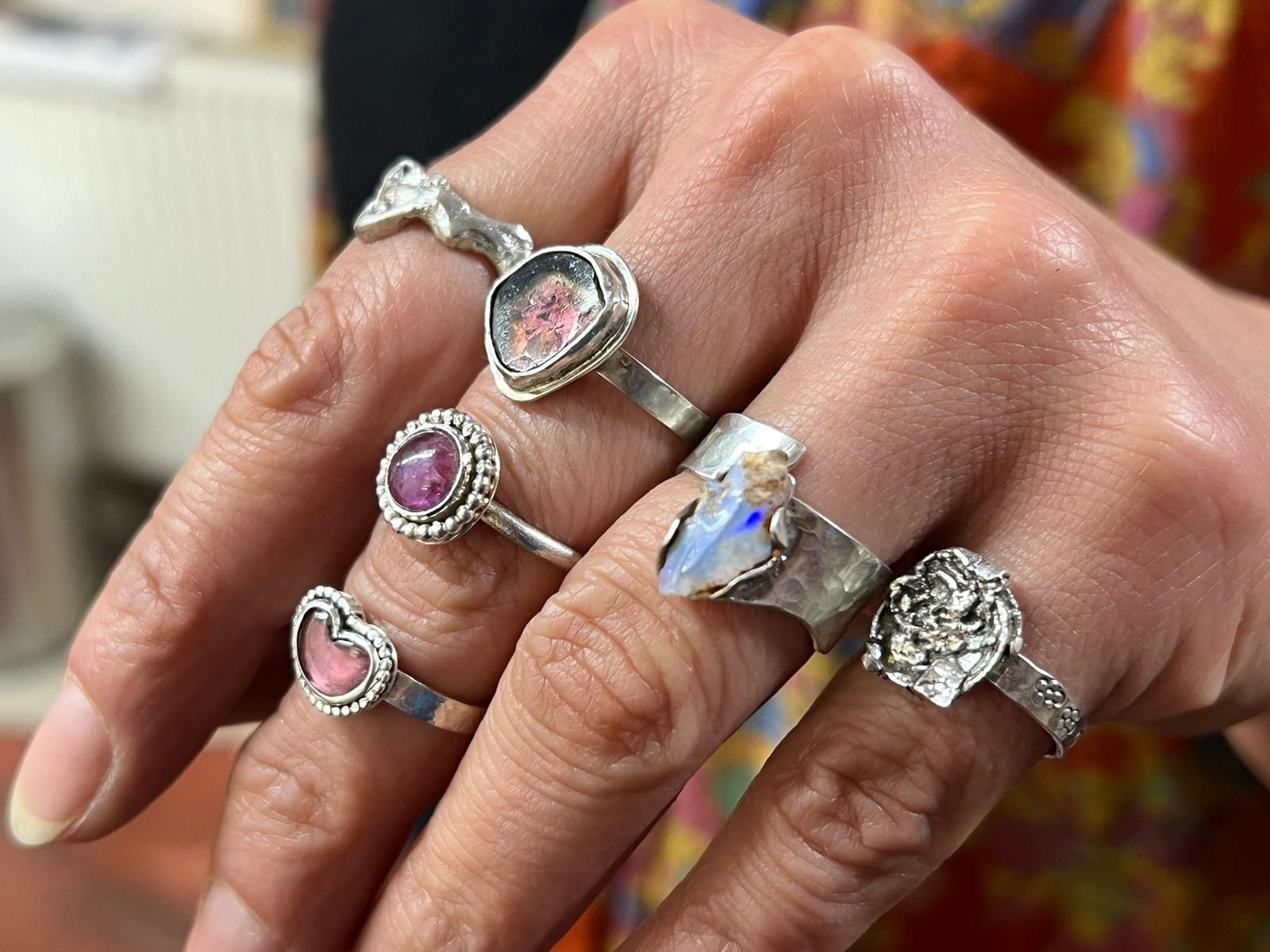 handgefertige Ringe Silber