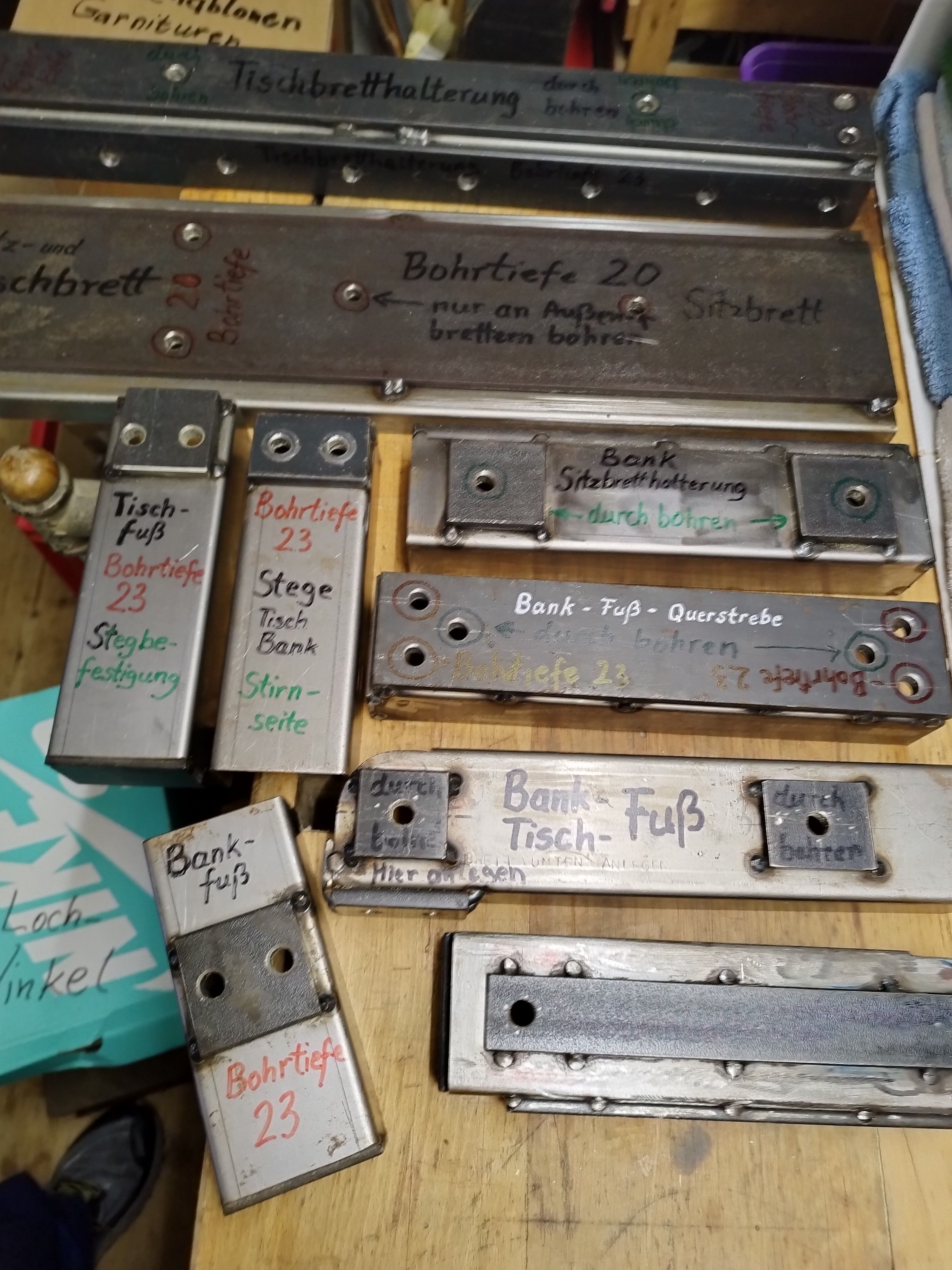 Klappbare Sitzbank aus Holz - herstellen