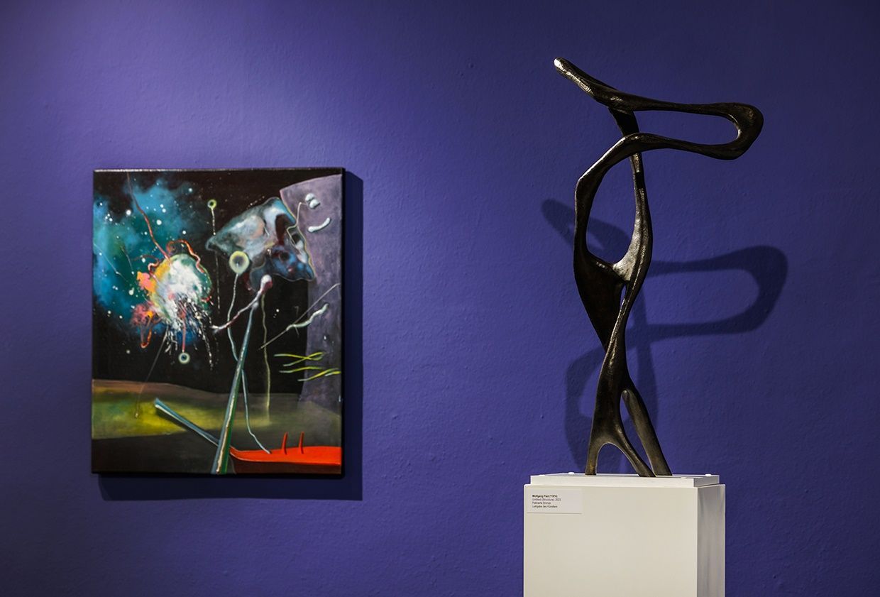 Blick in die Ausstellung &bdquo;Auf zu den Sternen&ldquo; Foto: Frank Luger / Art Photography.